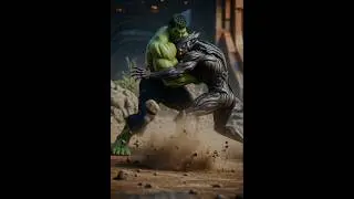 Hulk vs alien 👽 #hulk #ai