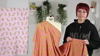 Mood Fabrics Cheetahs UV Protective Compression Swimwear Tricot with Aloe Vera Microcapsules