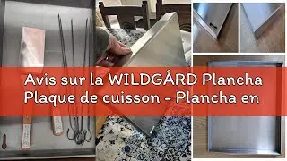 Avis sur la WILDG&Aring;RD Plancha Plaque de cuisson - Plancha en acier inoxydable &eacute;pais - 40 x 30 cm - Co