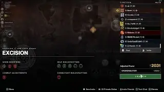 Destiny 2 [Raidacted] GM Excision 20250405