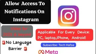 How To Enable Notification On Instagram | Allow Access To Notifications | Mini Tutorial 2025