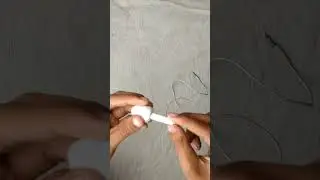 HOW TO MAKE A MIC WITH HEADPHONE 🎧 ll #trending # #diy #craft #shorts