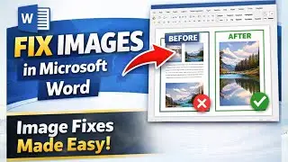 How to Fix Images when using Microsoft Word. #microsoftwordtutorial #microsoftword
