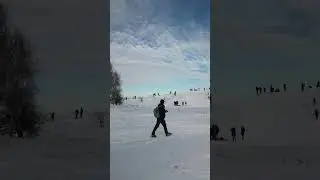 Kronsbergtour - fliegen &uuml;ber den Schnee