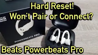 Beats Powerbeats Pro: как выполнить полный сброс настроек (проблемы с сопряжением или подключение...