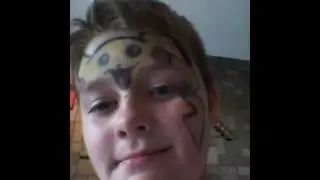 My pikachu face paint