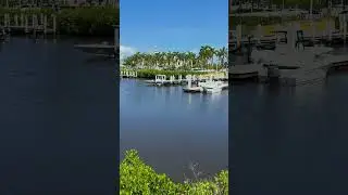 Tranquil Waters: Boats and Natural Beauty on a Florida Waterway | Relaxation | Stress Relief |