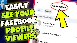 (NEW UPDATE) How To EASILY See Who Viewed Your Facebook Profile - Proof!