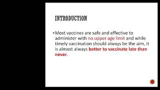 Vaccines Safety & Importance Webinar|Part-3|Catch-up of Vaccination| استدرالك اللقاحات