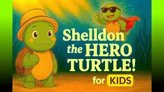 Shelldon the Hero Turtle! | Underwater Story for KIDS