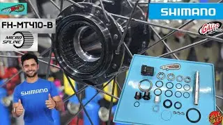 SHIMANO FH-MT410-B Servicio Maza trasera de cassette Micro Spline 12s Mantenimiento buje servive hub