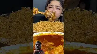 spicy mutton curry recipe eating Maddy 😋 #mukbang #eatingshow