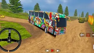Coach Bus Simulator India Off Road Driving Bus Game Simulator Bablu Gamer Gameplay Video Part 7