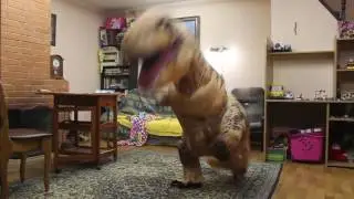 T-Rex Inflatable costume for children
