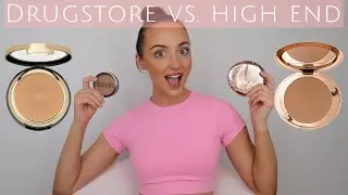 Charlotte Tilbury Airbrush Bronzer vs. Milani Silky Matte Bronzing Powder | Drugstore vs. High End!