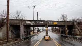 Driving around South West side Flint Michigan