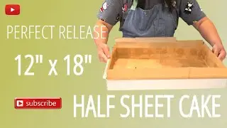A pan with no crumbs??  Secrets to a perfect sheet cake sponge bake!