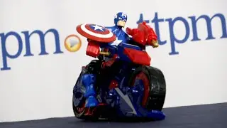 Marvel Super Heroes Mashers Captain America The Capcycle from Hasbro