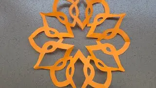 How to make this beautiful paper Snowflakes ❄️ step by step