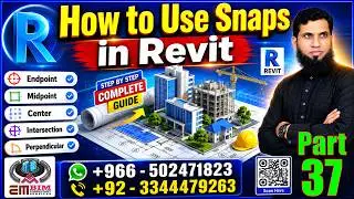 How to Use Snaps in Revit-Modeling Features Part - 02