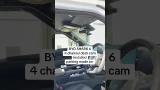 BYD shark 6 4 channel dash cam installed. Navcam Adelaide #dashcamera #rearcamera #batterycamera