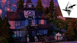 VATORE MANOR 🦇 Rebuild Forgotten Hollow || The Sims 4: Speed Build (No CC)