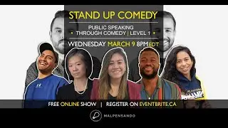 Grad English Online Grad Show: Public Speaking Through Comedy Workshop (March 9, 2022)