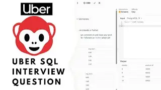 UBER SQL Interview Question: User's Third Transaction (DataLemur Solution)