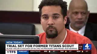 Trial date set for former Titans scout accused of murdering girlfriend, unborn baby