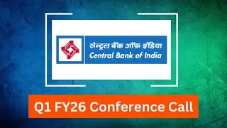 Central Bank of India Q1 FY26 Concall: Record Profits, NPA Drop & Credit Surge Discussed #concall