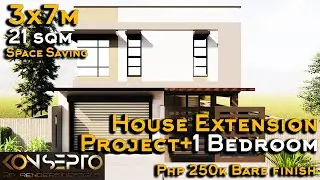 HOUSE EXTENSION PROJECT|21SQM| ADDITIONAL BEDROOM|3D ANIMATION WALKTHROUGH|INTERIOR|EXTERIOR