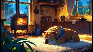 Cozy Kitchen Cottage Lo-fi: Deep Relaxation & Chill 🌧️ | Sound Sanctuary