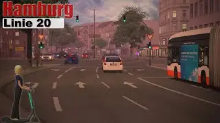 OMSI 2 Hamburg Linie 20 KURZLÄUFER in der Dämmerung 🚌 Let's Play OMSI 2 | #1108