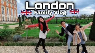 VLOG - EXPLORING LONDON'S HAMPTON COURT GARDEN AND THE MAZE