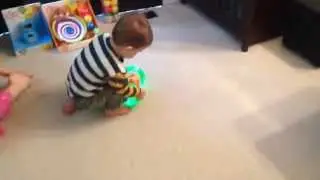 Bright Starts Roll & Glow Monkey #babyloll #brightstarts