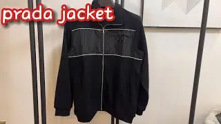 Prada SS23 LOGO BLACK JACKET  CLOSE REVIEW