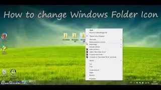 How to change folder icon on Windows 7