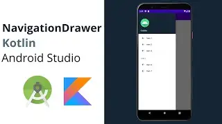 Kotlin - Android Studio - Implementar NavigationDrawer FACIL!