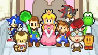Super Mario bros  Z Credits roll animation (With Doki Doki Do It)