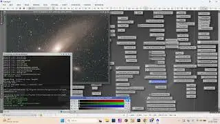 pixinsight semplice e avanzato su m31 con varie modalita'