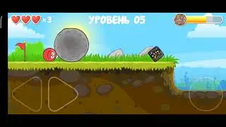 Game - Red Bal 5. Child Game. Walkthrough. lost