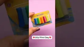 DIY Miniature Clay Set for Barbie Dolls / Easy Paper Craft for Dollhouse / Play Doh Kit DIY #diy