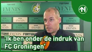 Danny Buijs is complimenteus over zijn oude club FC Groningen