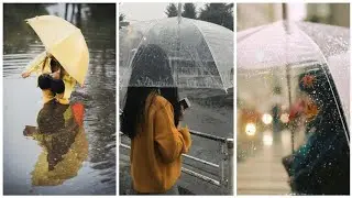 Amazing 👌 rainy 🌧 Dpz for girls || girls dp in rain || dp for whatsapp