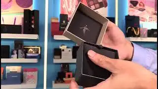 Fashion Luxury Custom Logo Velvet Foam Gift Box Paper Box Jewelry Ring Box For Wedding