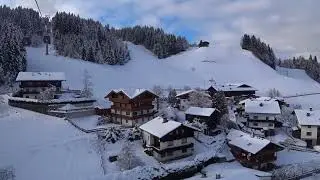 Talstation und unterer Streckenteil der Schatzbergbahn
