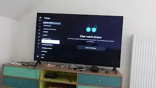 Delete Youtube History on SONY TV Search and Watch