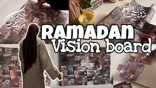Ramadan Vision Board :Manifest Your Goals for a Spiritual and Fulfilling Month |Setting Intentions