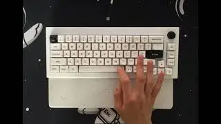 THOCKY Origin65A w/ Lubed & Filmed Akko CS Snow blue greys, Tape mod, All Foams⁓Sound Test