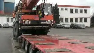 80to Telekran von Fa.Butzkies auf SSH 5 achs Flachsemi von Goldhofer